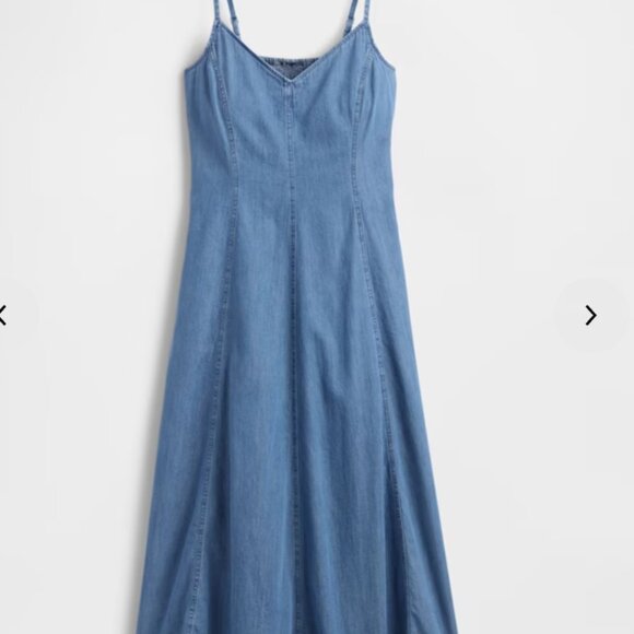 GAP Blue Denim Sleeveless Maxi Dress - Picture 5 of 5